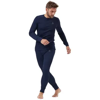 Odlo Active Warm Eco Langarm-baselayer Blau L