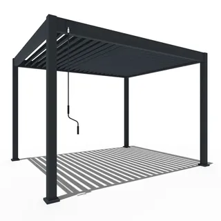 Weide Classic Pergola Voll Aliminium 3 x 3,6 m anthrazit