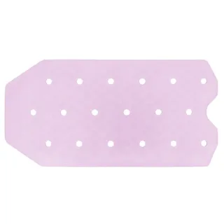 Lashuma Badematte Sissi, Höhe 5 mm, rutschhemmend, Kautschuk, rechteckig, Wanneneinlage Kautschuk, Antirutschmatte 72x36 cm lila