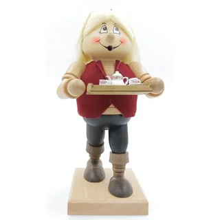 Schweda Räuchermännchen Schweda - Wichtel Groß - Kellnerin
