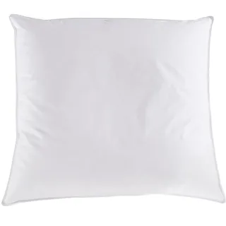 Traumschlaf Federkissen Silber 70% Federn, 30% Daunen 80x80 cm - weiß