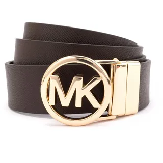 Michael Kors Damen 32MM Reversible Belt Gürtel, Braun, S - S