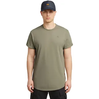 G-Star Lash Ribbed Kurzarm-T-Shirt Shamrock L