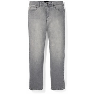 Walbusch Herren Jeans Sattlerstich einfarbig Grey 50
