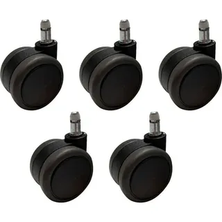 Assmann Electronic Rollen-Set 7 x 7 x 7 cm Schwarz