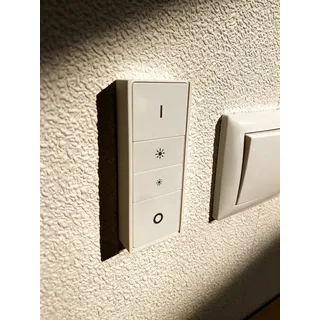 Halterung für Philips Hue Dimmschalter 8718696743157- dünner Halter | weiß, NEU