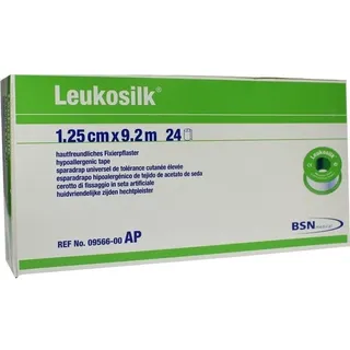 BSN Medical Leukosilk 9,2 m x 1,25 cm 24 St.
