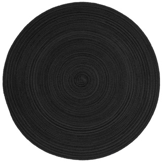 Platzset, Pichler Tischset SAMBA, rund 38 cm, noir, PICHLER schwarz