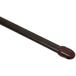 GARDINIA Vitragestange Ø 11 mm 100 cm braun