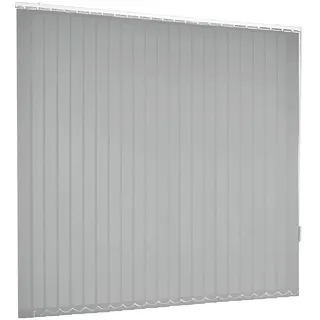 Lamellenvorhang Vertikaljalousie Grau Hellgrau Lamellen Fenster Rollo Breite 100-250 cm Höhe 150-250 cm Vorhang Flächenvorhang Schiebevorhang Streifenvorhang blickdicht halbtransparent (220 x 220 cm)