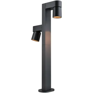 Paulmann LED Pollerleuchte Kimu Aluminium 44,9 cm 2x7,8W 720lm anthrazit