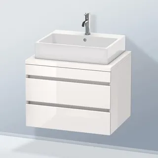 Duravit Waschtischunterschrank 2 Auszüge 70 x 51,2 x 54,8 cm Weiß Hochglanz