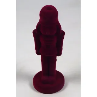 AM Design Weihnachtsfigur Nussknacker mit samtweichem Flock, in verschiedenen Größen und Farben rosa 15 cm x 52 cm x 15 cm