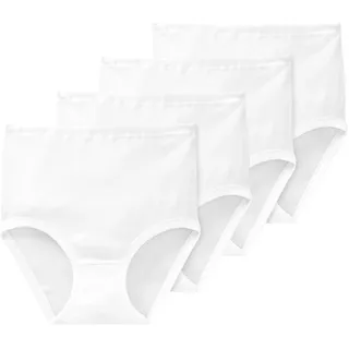 SCHIESSER Damen Taillenslip Maxi Feinripp Baumwolle 6er Pack - XL
