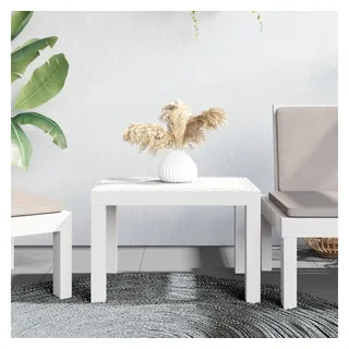 vidaXL Gartentisch 63 x 50 x 40 cm Weiß