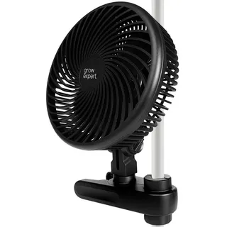 grow expert Wandventilator Grow Clip-Ventilator EC-Motor, 10 Stufen leiser Umluftventilator, 20cm, Hohe Leistung und Langlebigkeit - Perfekt für Growboxen