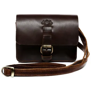 SID & VAIN Umhängetasche HEATHROW Hüfttasche Umhängetasche Hip-Bag echt Leder, Brusttasche Body Bag Festival-Tasche Fanny Herren Damen braun braun