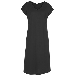 LASCANA Damen Nachthemd schwarz Gr.36/38