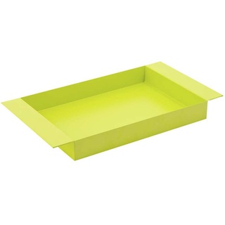 Remember Tablett Ryo 18 x 33,5 cm Metall Grün Lime S (Small)