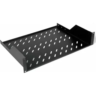Equip Fachboden fest 19" für Serverschränke, 2U 80cm Schwarz