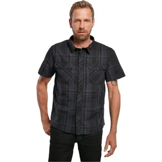 Brandit Textil Roadstar Kurzarmhemd Black / Blue M