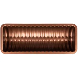 Sallys Rehrückenform 32 cm x 12,5 cm x 4,5 cm mit spezieller Antihaftbeschichtung (PFAS- und PTFE-frei, PFOA frei) - für Rehrücken oder Ciabatta, Backform