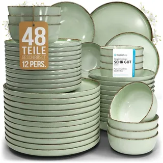 beiges geschirr Teller Beige Ø 27 cm 6er Set | VIDA schrank