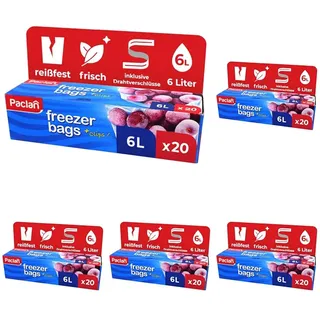Toppits Gefrierbeutel 6,0 l/Transparent