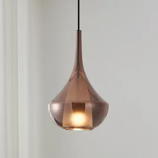 Pendelleuchte Stars of Light, Almoster, dimmbar, Kupfer, für Wohnzimmer, Glas, Modern