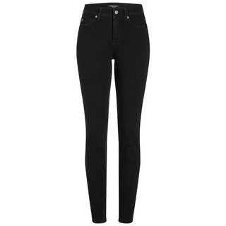 Cambio 5-Pocket-Jeans Damen Jeans "Parla" Skinny Fit High Waist (1-tlg) schwarz