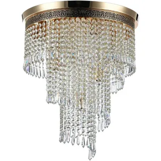 Maytoni Kronleuchter Royal Classic, Gold, Metall, rund,rund, 47.5 cm, CE, gleichmäßige Lichtverteilung, Lampen & Leuchten, Innenbeleuchtung, Hängelampen, Kronleuchter