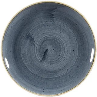 Churchill Stonecast -Coupe Plate Teller- Durchmesser: Ø21,7cm, Farbe wählbar (Blueberry)