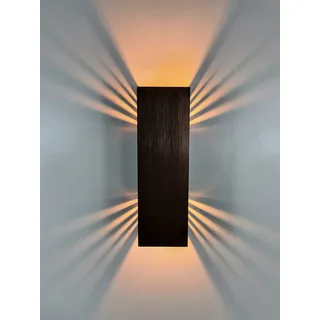 SpiceLED Wandleuchte ShineLED Kupfer Edition - Indirekte Beleuchtung mit Schatteneffekt - dimmbare Up & Down Wandlampe - 2700 Kelvin - 14W - ‎Lichtfarbe Warmweiß
