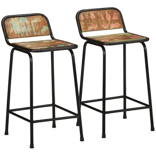 vidaXL Barhocker 46 x 35,5 x 80 cm Braun