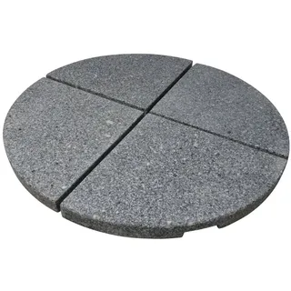 Gardissimo Schirmständer Granit 4 x 21 kg Grau