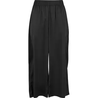 URBAN CLASSICS Satin Culottes Urban Schwarz XXL