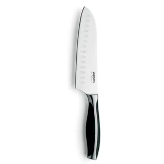 KUPPELS Santokumesser Chef 17 cm Schwarz