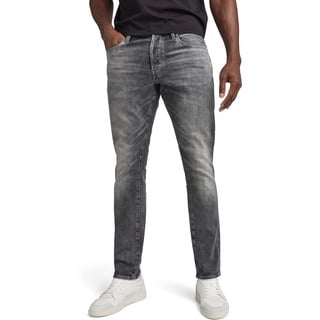 G-STAR RAW Herren 3301 Regular Tapered Jeans, Grau (faded bullit 51003-C293-B466), 33W / 36L