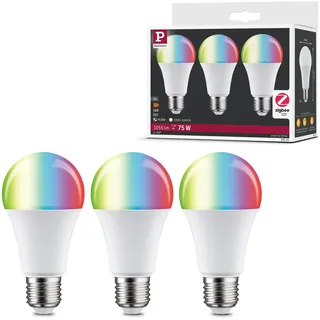 Paulmann LED-Birne 29151 11 W E27 RGBW 1055 lm 3 St.