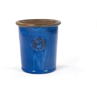Teramico Pflanzkübel Keramik "Provence II" 25x28cm Royal Blau, 100% Frostfest blau