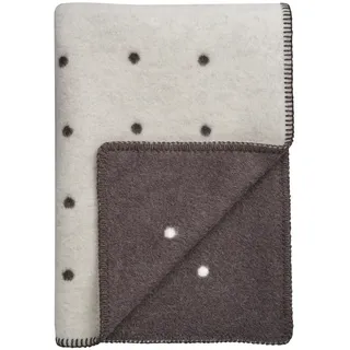 Røros Tweed - Pastille Wolldecke 200 x 135 cm, black & white