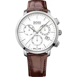 Hugo Boss Signature Herrenuhr aus Edelstahl Model HB1513263 - Braun