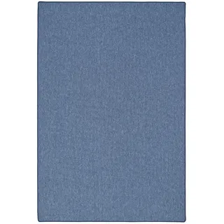 Snapstyle Feinschlingen Veloursteppich 200 x 300 cm Dunkelblau