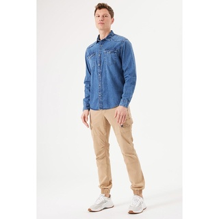 Garcia Jeanshemd in Blau - M