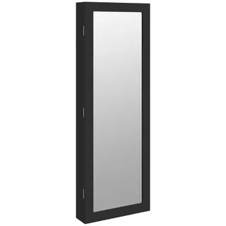 vidaXL Schmuckschrank mit Spiegel 37,5x10x106 cm