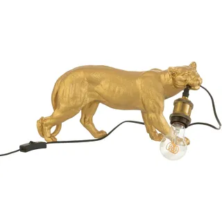 J-Line Tischlampe Poema - Harz - Gold - klein