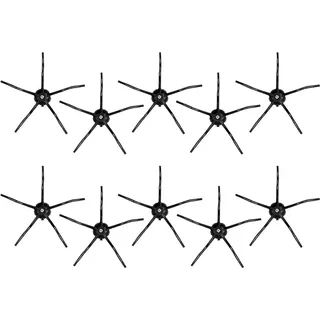 (10 Stück) Seitenbürsten Ersatzteile für Roborock S7 Serie S7 S7+ S7 MAXV Ultra Q7 Max Q7 Max+ S8 Pro Ultra S8 S8+ Q5+ Q5 E2 E3 E4 S4 S5 S6 Robo... - Schwarz