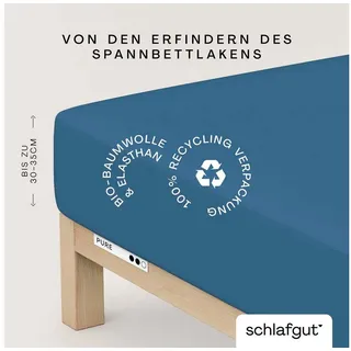 Baumwolle 120 x 200 - 130 x 220 cm blue mid