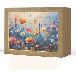 onlywow TISCHLEUCHTE Blumenmeer Altrosa