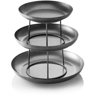 WAS Germany Gourmet Tower Vintage STEEL & STYLE, 3-stufig, Höhe 32 cm, Chromnickelstahl